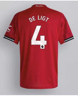 Günstige Manchester United Matthijs de Ligt #4 Heimtrikot 2025-26 Kurzarm